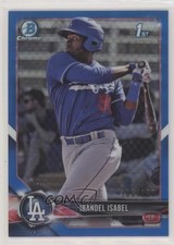 2018 Bowman Chrome Prospects Blue Refractor 106/150 Ibandel Isabel #BCP47 0c2
