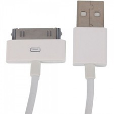 2x White USB Sync Charging Cord Cable for iPod Nano 1st/2nd/3rd/4th/5th/6th Gen