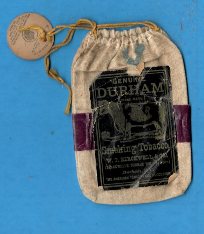Durham Smoking Tobacco Pouch Circa 1926