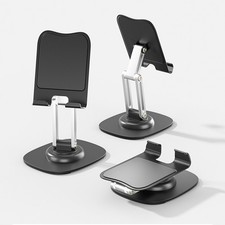 Universal 360  Foldable Desk Phone Holder For Cell Phone Samsung Galaxy iPhone