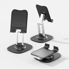 Universal 360° Foldable Desk Phone Holder For Cell Phone Samsung Galaxy iPhone