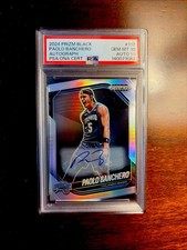 2024 Panini Prizm Black Paolo Banchero Autograph #117 PSA 10 Auto 10 🔥