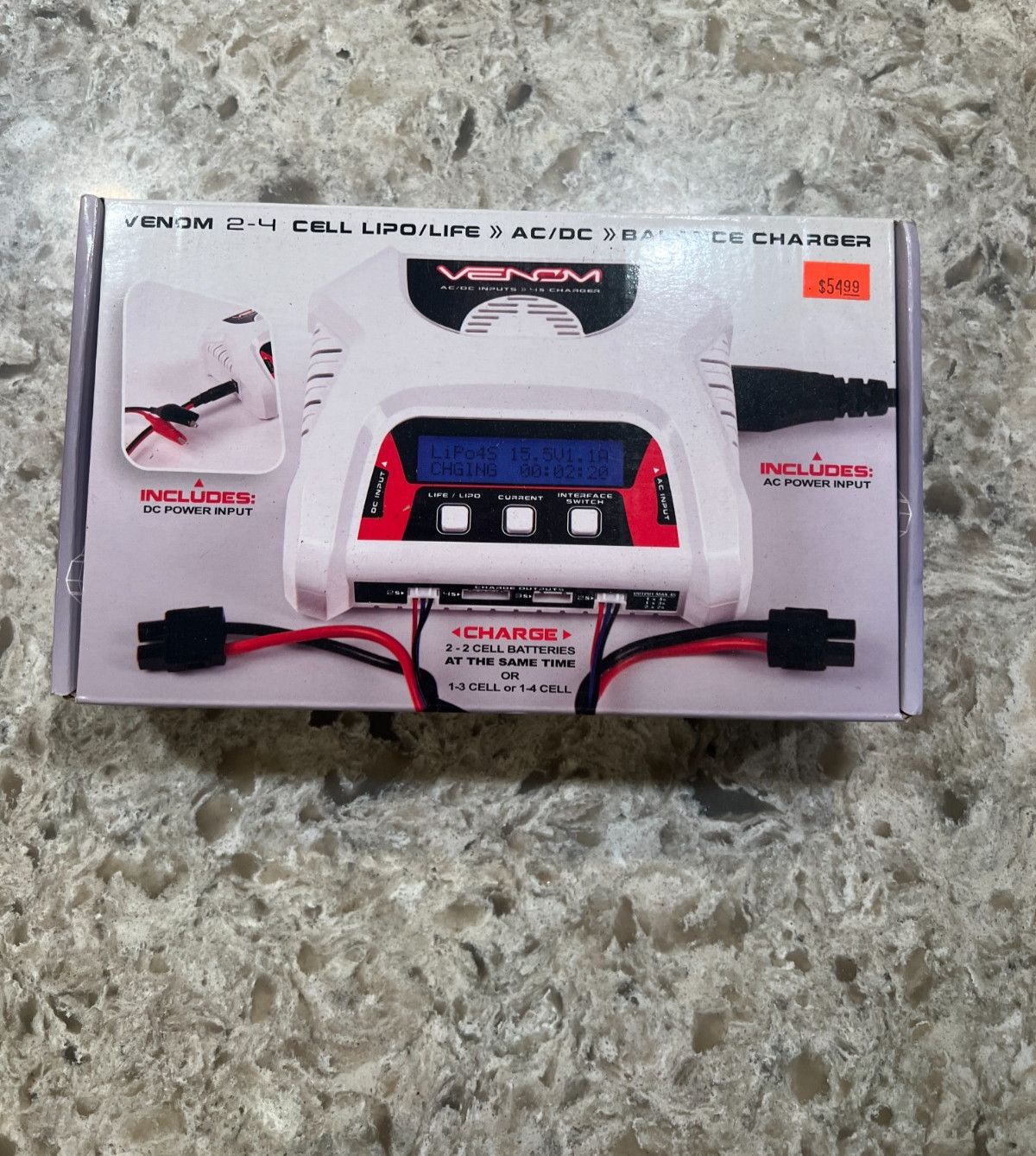 Venom 2-4 Cell Lipo/Life AC/DC Balance charger