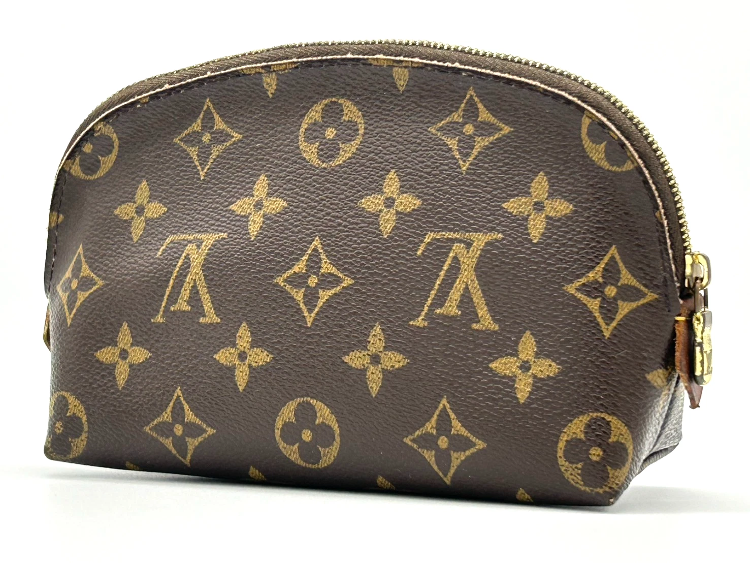 LOUIS VUITTON（LV） Louis Vuitton Pochette Monogram PM Pochette Cosmetica Marrone Autentica
