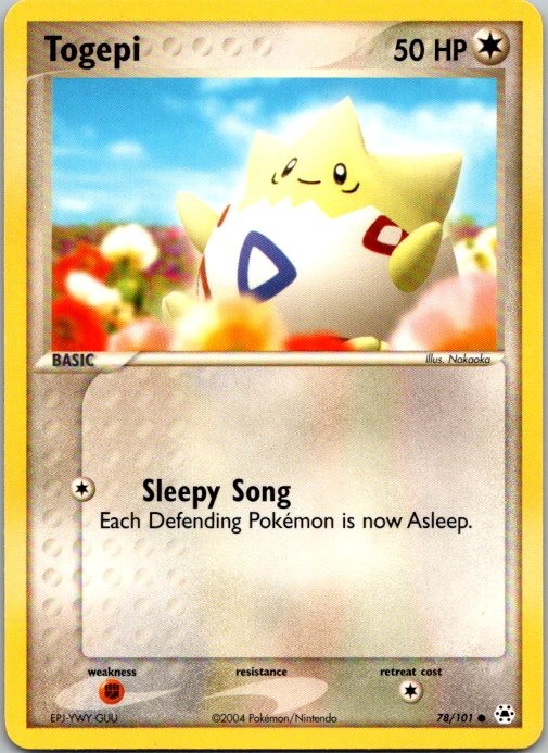 Togepi 78/101 Common Hidden Legends Pokemon Near Mint