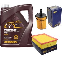 SCT Inspektionspaket 5L Mannol TDI 5W-30 FüR Audi A4 2.0 1.6 1.8 T Seat Exeo ST