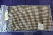 Longaberger Khaki Check Sort & Store Large Rectangle Storage Basket Liner #23561