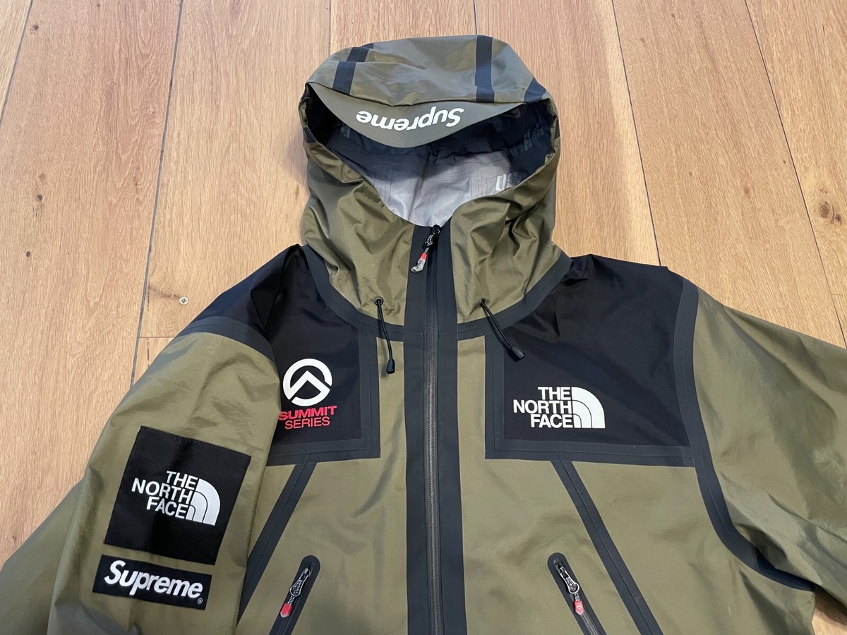 Supreme The North Face Summit Series Size Large Olive Black Seam