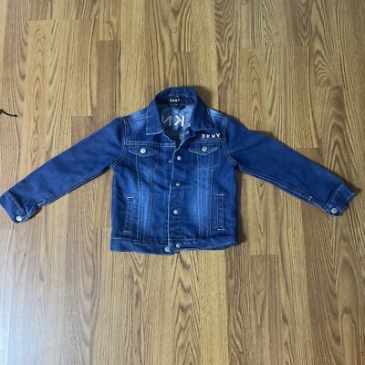 Girls blue jeans jacket DKNY size