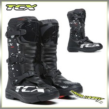 STIVALI BAMBINO JUNIOR MOTOCROSS TCX COMP KID NERO BIANCO TAGLIA 36