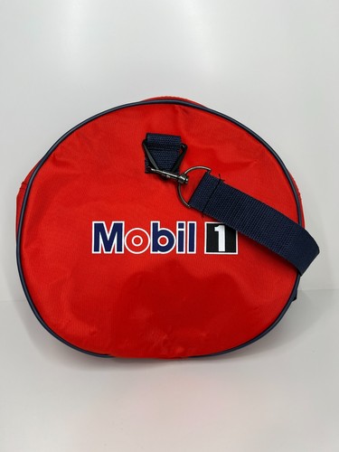 Mobil 1 motor oil duffle bag travel hand shoulder strap adjustable small promo