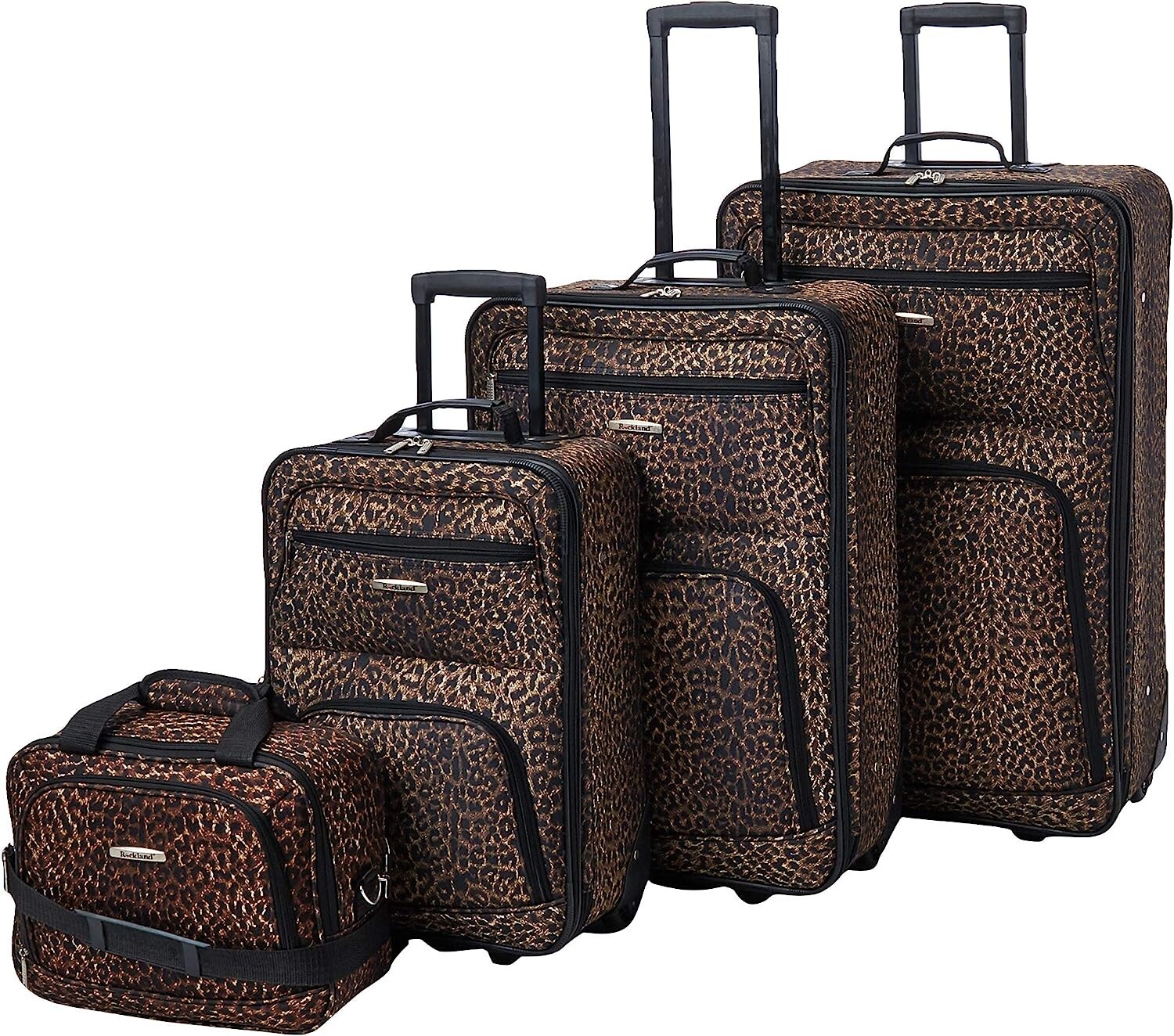 Set 4 Piece 14" 19" 24" 28" Leopard