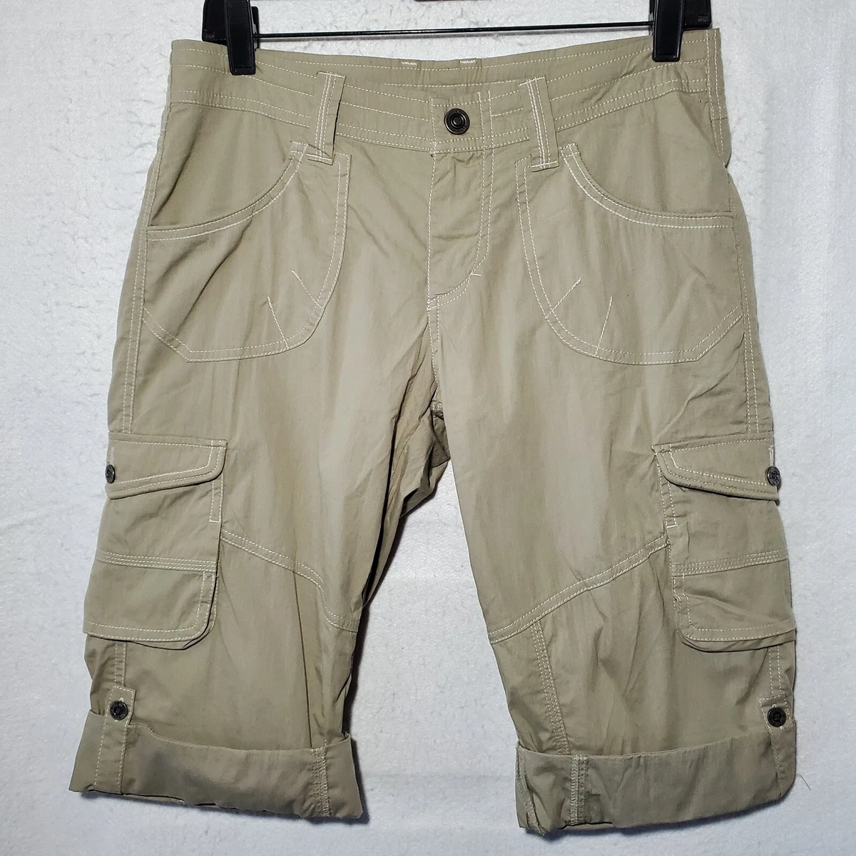 Kuhl Women s Horizon Size 6 Shorts Grey Kuhl Kurve Roll Down Legs