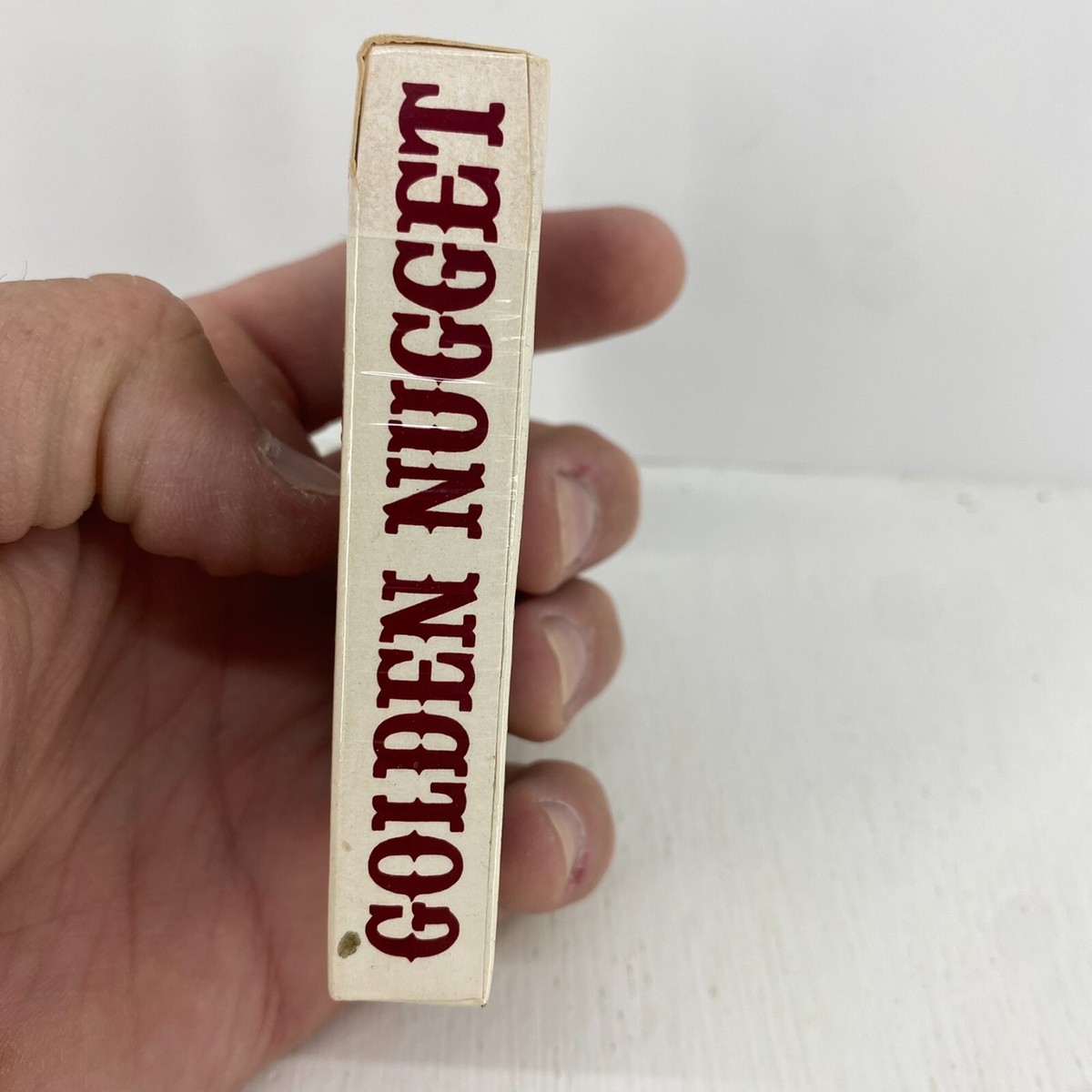 Golden Nugget Vintage Las Vegas Casino Red Playing Cards Gold Seal