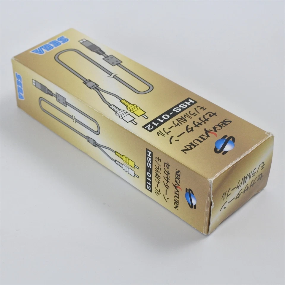 Sega Saturn Monaural AV Cable HSS-0112 Boxed Sega Official ss JAPAN 1879 - Image 4 of 4