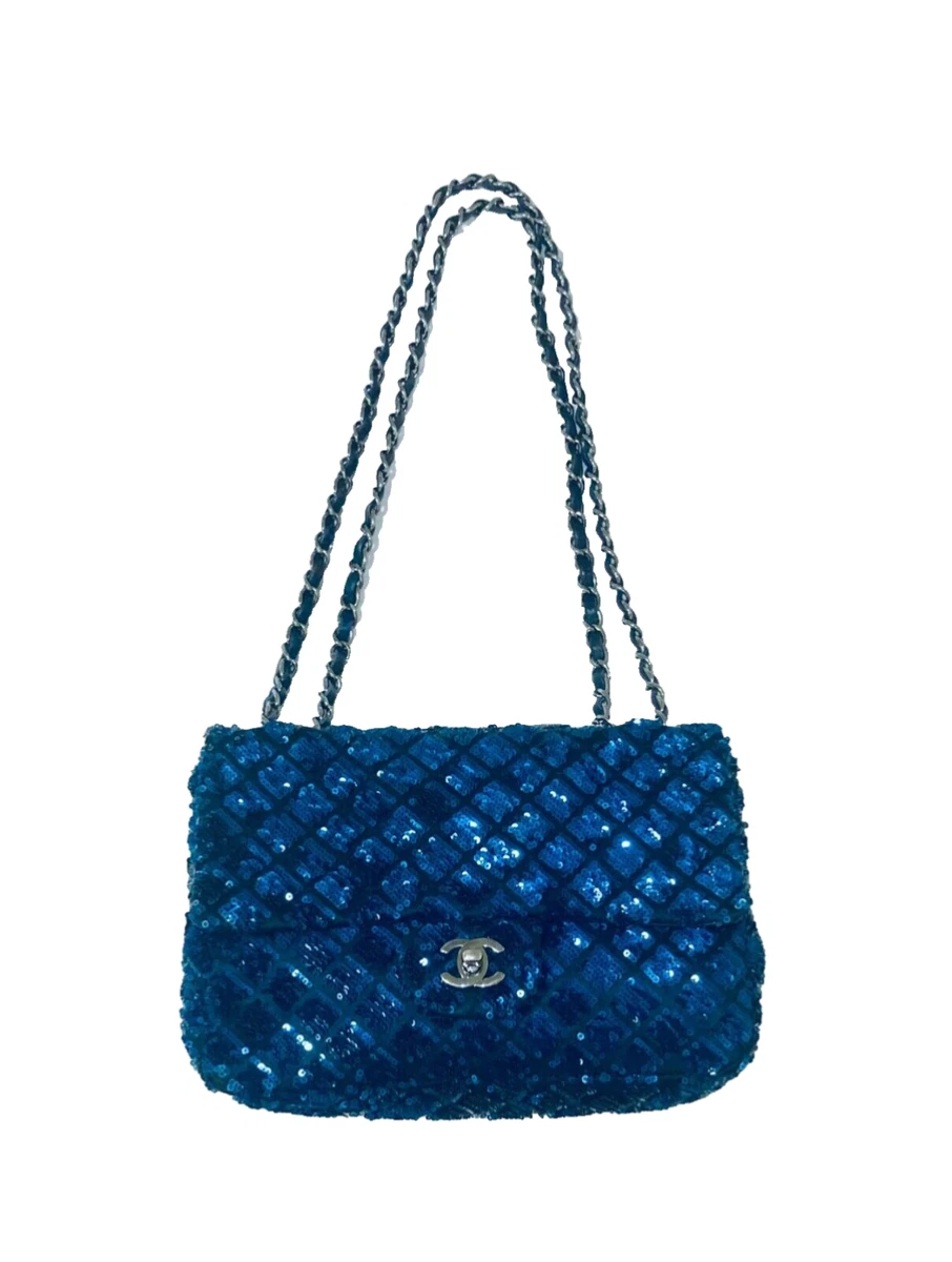 CHANEL Sequin Blue Bags & Handbags for Women for sale | eBay