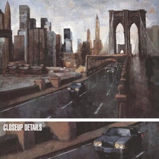 40W"x30H" MANHATTAN WITHOUT YOU by MARTI BOFARULL - NEW YORK - CHOICES of CANVAS