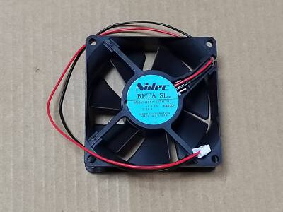 Nidec 8025 D08A-12TH 01 DC12V 0.09A 2-wire cooling fan