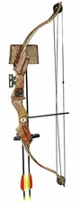 NEW Arrow Precision Outdoor APO194 BUCK Youth Archery Set Right Hand Bow 20 lb