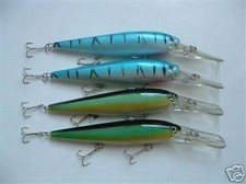 4 BRAND NEW Big Game Deep Fishing Crankbait Lure 7.5"