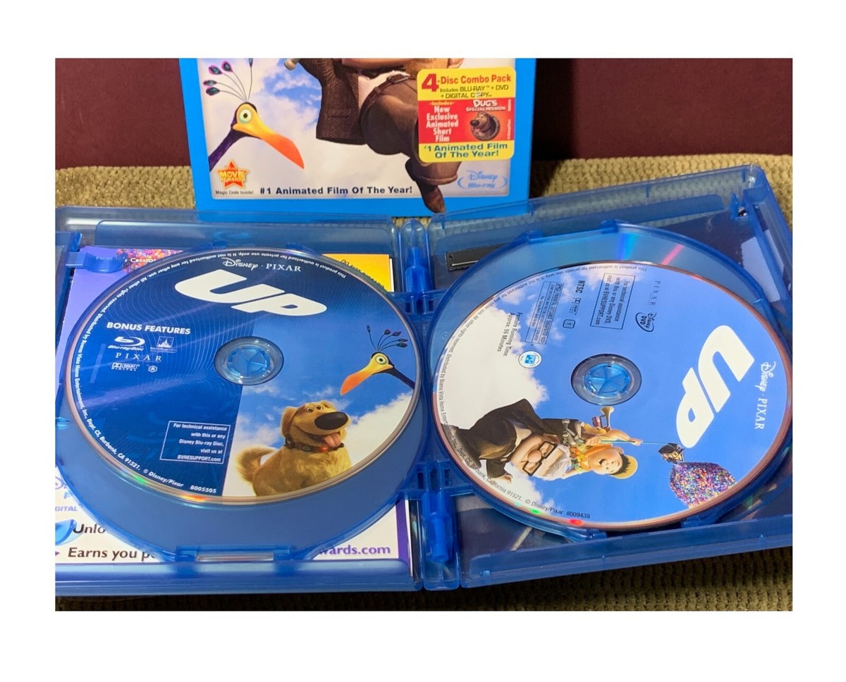 DISNEY'S PIZAR MOVIE BLU-RAY + DIGITAL COPY 4 DISC COMBO