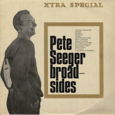 PETE SEEGER Broadsides 1965 or. UK lp VG++ condition!