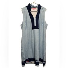 Simply Southern Sleeveless Tunic Dress Blue Stripe  Size XXL NWOT
