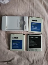 Replacement Battery x 3 2600mAh for Samsung Galaxy S4 charger