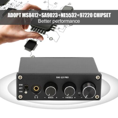 Douk Audio Q3 DAC USB Coax Opt Headphone Amp Converter Decoder - Afbeelding 1 van 12