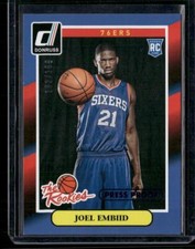 2014-15 Donruss #3 Joel Embiid The Rookies Press Proofs Purple #/199