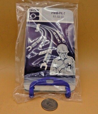 Brady PWM-PK-7 Vinyl Cloth Wire Marker LOT OF 10 Sheets
