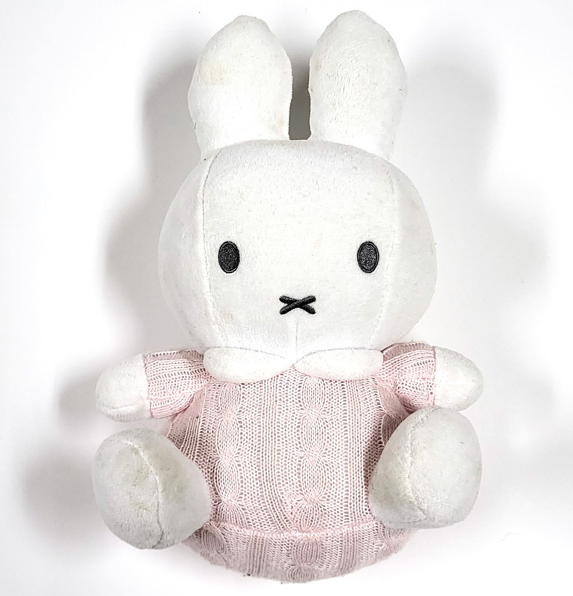 Tiamo Miffy Plush Toy – Pink Sweater with Bell – 10