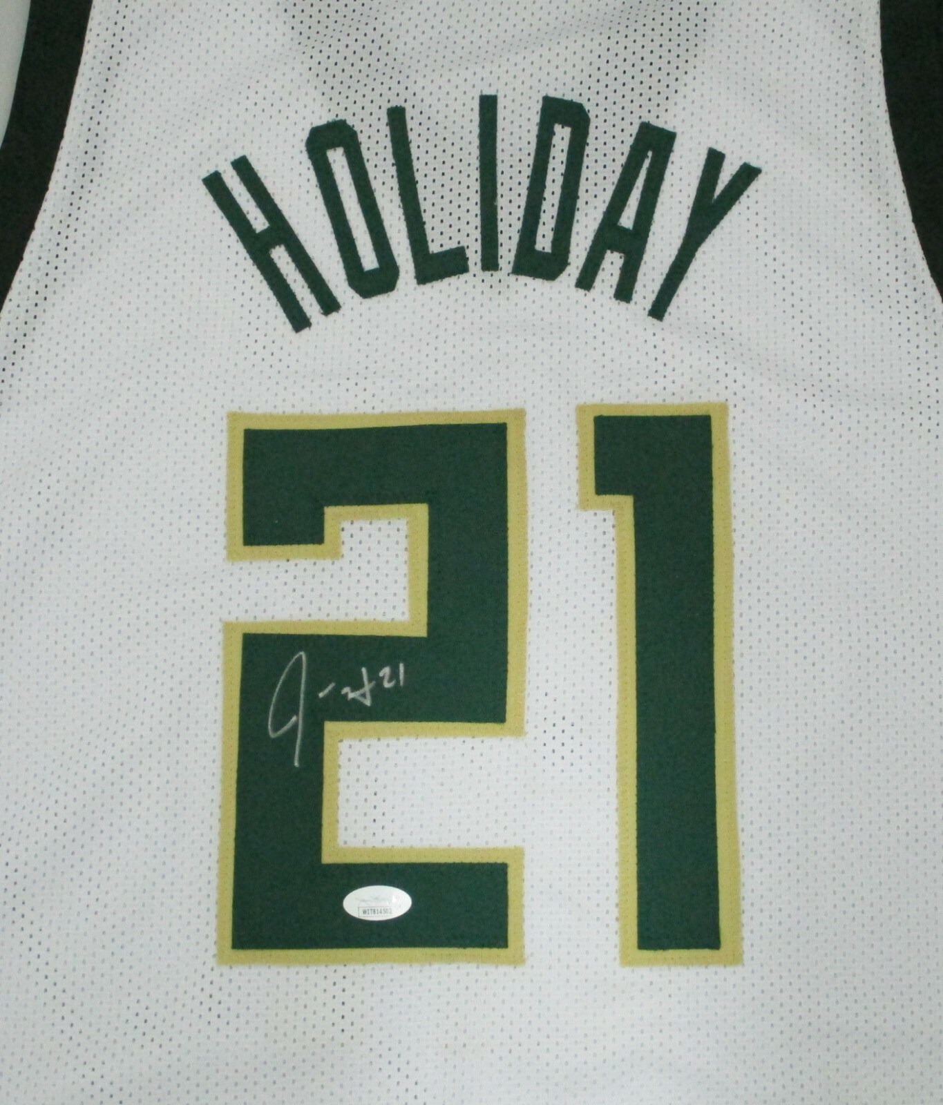 Jrue Holiday Milwaukee Bucks Fanatics Authentic Autographed Hunter