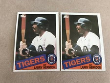 1985 Topps Baseball Card #591 Larry Herndon Detroit Tigers NmMt! Free Shipping!