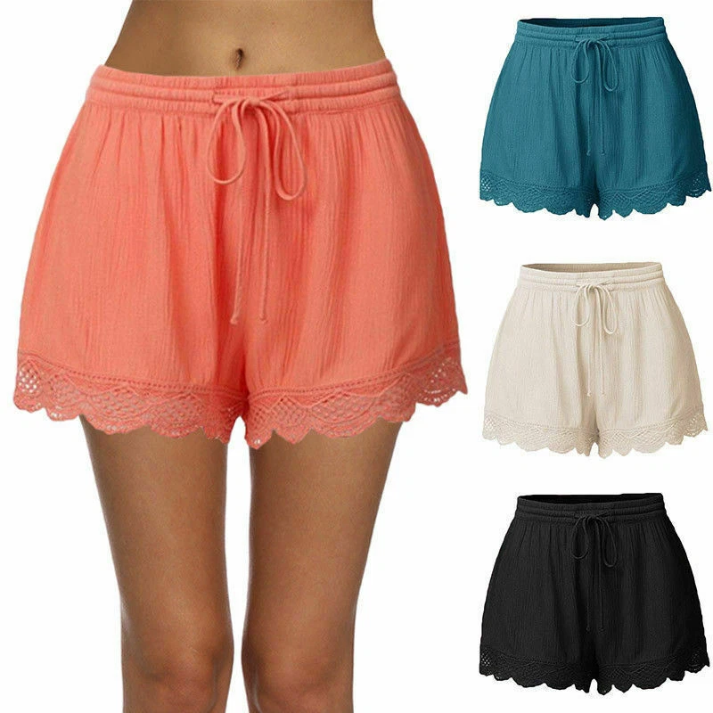 Walmart Women's Comfy Camo-Shorts, Drawstring Elastic Waist, Casual Beach Pants With Pockets In - Foto 7