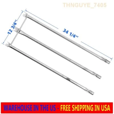 Grill Burners Replacement Kit for Weber 67722 300 Series E310 E320 w/ Side Knobs