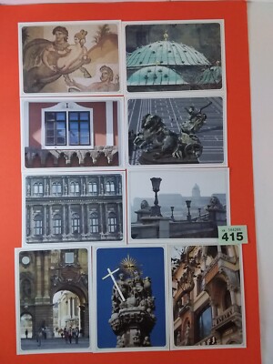 Ansichtskarten Neun von Budapest modern größeres Format unbespielt