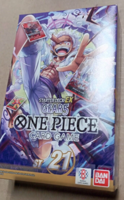 One Piece Card Game ST-21 Starter Deck Ex Gear 5 English Pre-Order (ETA 14-21/3) | eBay One Piece Card Game ST-21 Starter Deck Ex Gear 5 English Pre-Order (ETA 14-21/3) | eBay