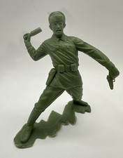 Louis Marx Russian Soldier 1963 Toy Figure 6" WW2 WWII w Grenade VTG
