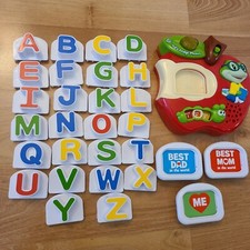 Leap Frog Tad's Fridge Phonics Magnet Alphabet Apple Toy 26 Letters TESTED