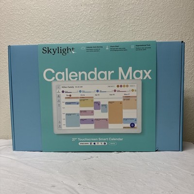 Skylight Calendar Max 27 Inch Touchscreen Smart Calendar- White