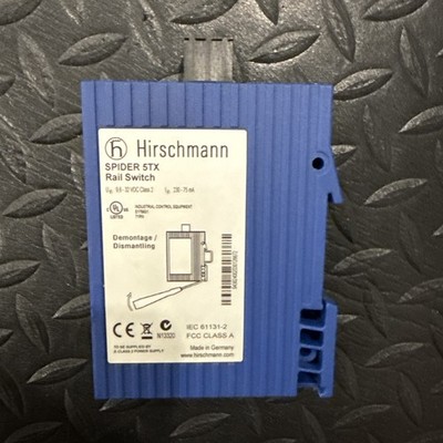 Hirschmann - Spider 5TX Ethernet Rail Switch - 5 Port - IEC 61131-2