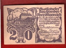 AUSTRIA 20 HELLER  GUTSHEIN  1921  FANTASY