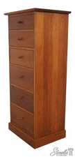69696: STICKLEY Arts & Crafts Cherry 6 Drawer Lingerie Chest