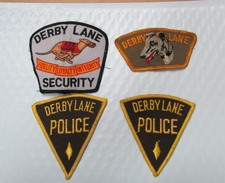 Vintage Derby Lane Dog Track Patches St. Petersburg, Fla