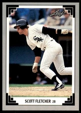 1991 Leaf Scott Fletcher Baseball Cards #306