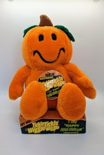 Vtg Dan Dee Tickle Tickle Wiggle Wiggle Halloween Pumpkin Plush Y2K Works
