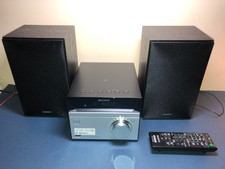 Retro Sony CD Bluetooth Aux In USB Stereo Micro HiFi System w/ Renote Working