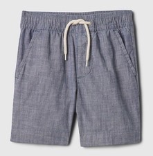 NWT Baby Gap Boys Chambray Shorts pull-on u pick size   24.95