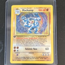 Pokémon Machamp 8/102 Deck Exclusives Holo Rare 100 HP 1st Edition English